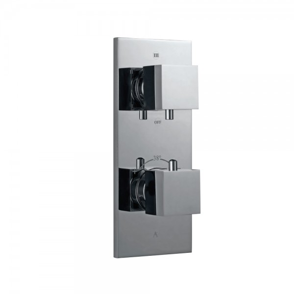 Thermatik-S in-wall thermostatic shower valve with 5-way diverter