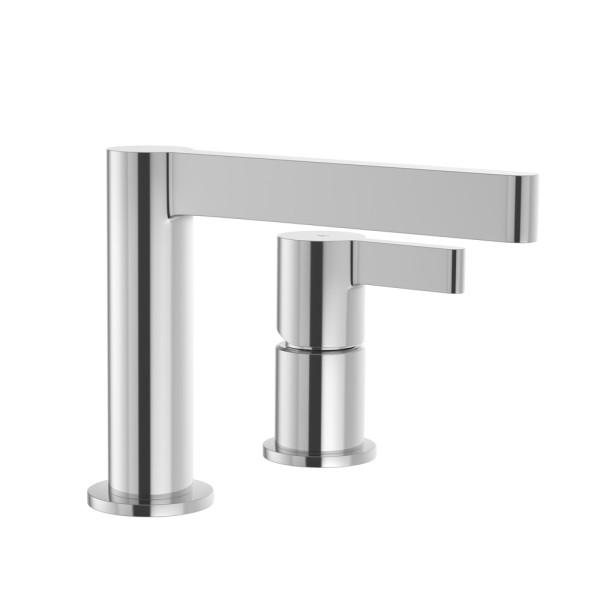 2-Hole Deck Mounted Single Lever Basin Mixer